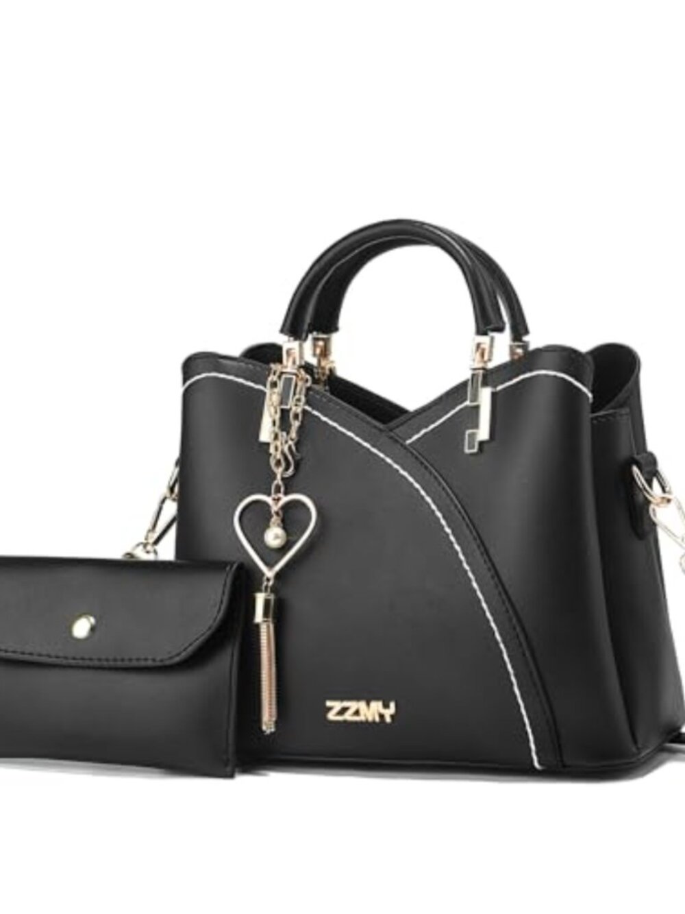 Small PU Leather Satchel Crossbody Shoulder Bag Top Handle Purse